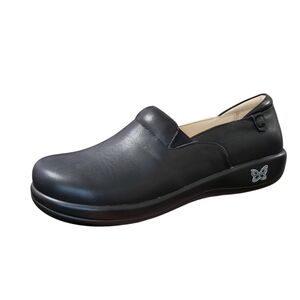 Alegria Keli Upgrade Black Leather Professional Shoe Mule Clogs Sz 11.5